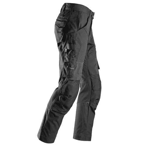 Snickers work trousers+ FlexiWork 6903 - black detail 4