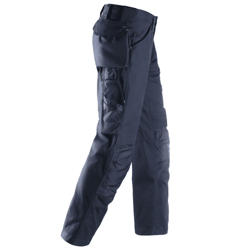 Snickers work trousers Canvas+ 3314 - navy detail 4