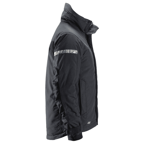 Snickers AllroundWork 37.5® insulated jacket 1100 - steel grey/black detail 4