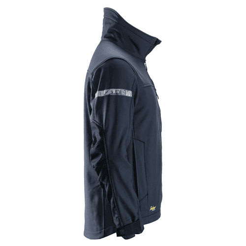 Snickers AllroundWork softshell jacket 1200 - navy/black detail 4