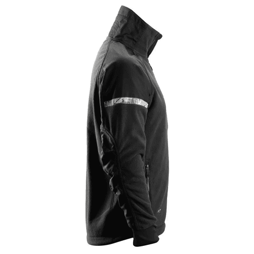 Snickers AllroundWork windproof fleece jacket - black detail 4