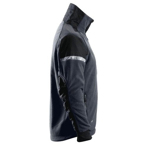 Snickers AllroundWork windproof fleece jacket - navy/black detail 4