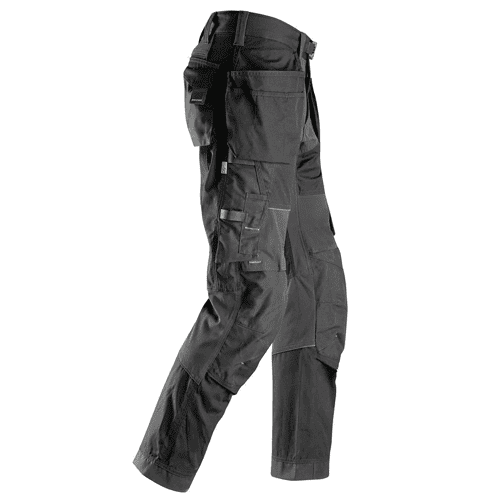 Snickers work trousers+ FlexiWork 6902 - black detail 4