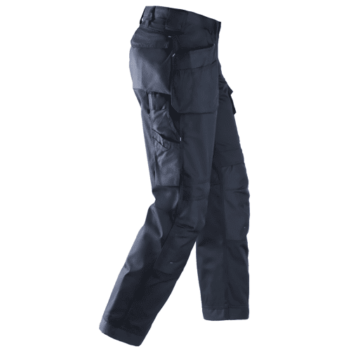 Snickers work trousers CoolTwill 3211 - navy detail 4