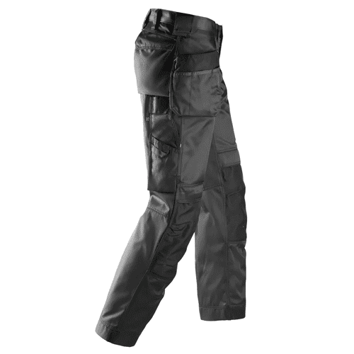 Snickers work trousers DuraTwill 3212 - black detail 4