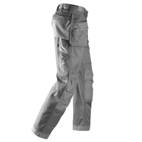 Snickers work trousers DuraTwill 3212 - grey detail 4