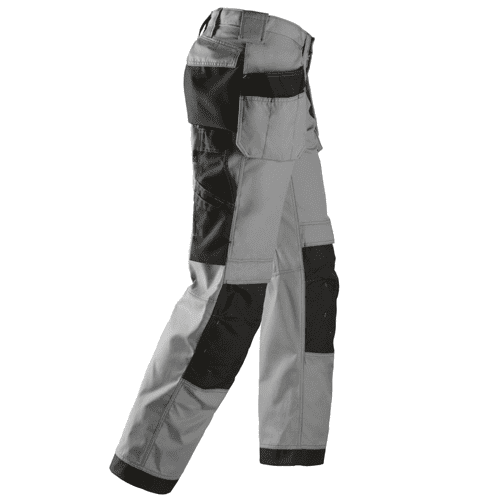 Snickers work trousers Rip-Stop work 3213 - grey/black detail 4