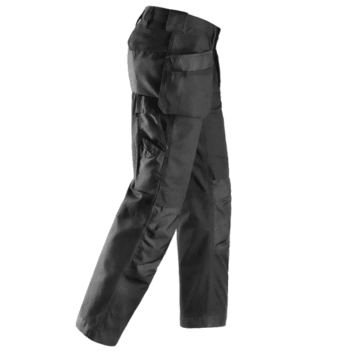 Snickers work trousers Canvas+ 3214 - black detail 4