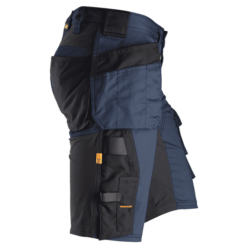 Snickers short work trousers AllroundWork stretch 6141 - navy/black detail 4