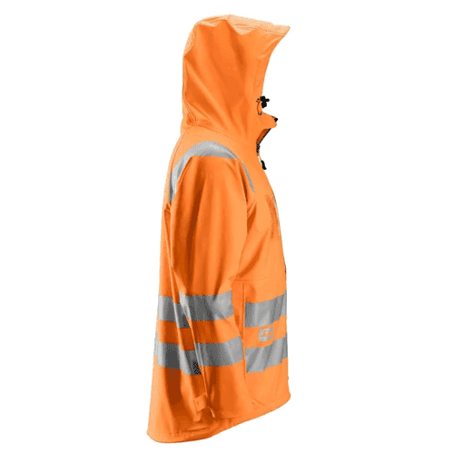 Snickers regenjack PU High Visibility 8233 - orange detail 4