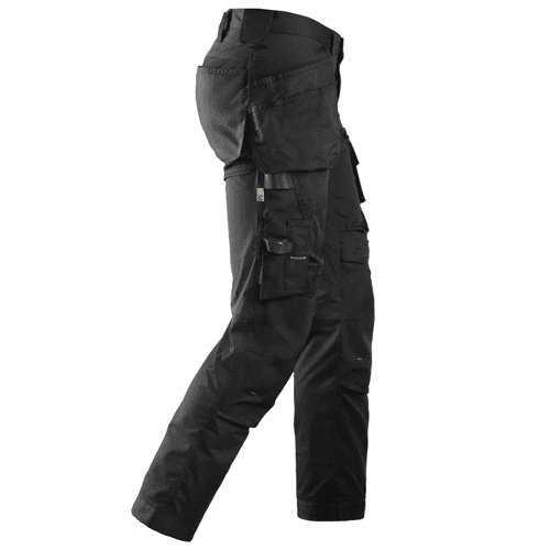 Snickers work trousers AllroundWork stretch 6241 - black detail 4