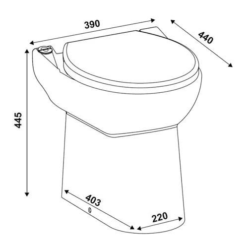 Sanibroyeur Sanicompact 43