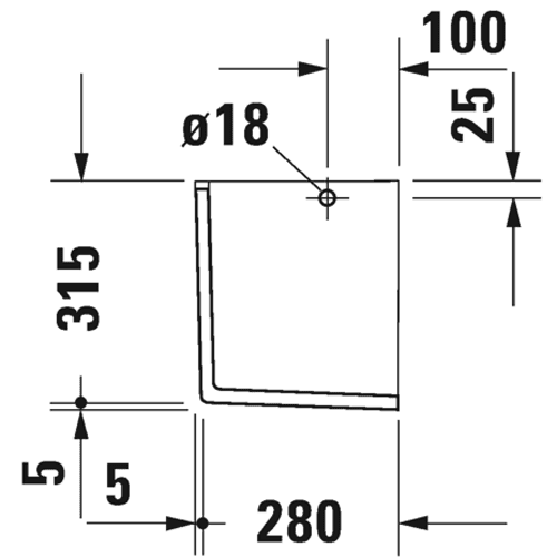 Duravit Starck 3 siphon cap 086515 detail 4