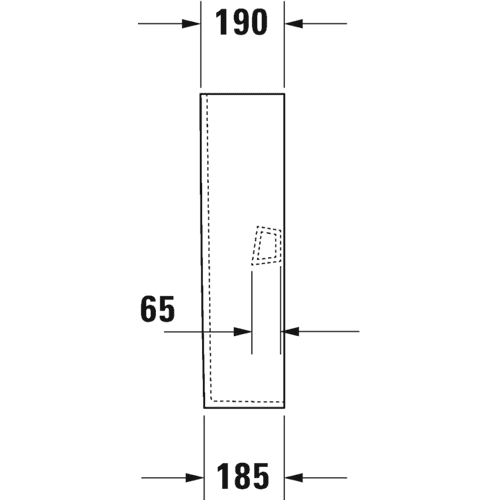 Duravit No.1 washbasin stand 085844 detail 4
