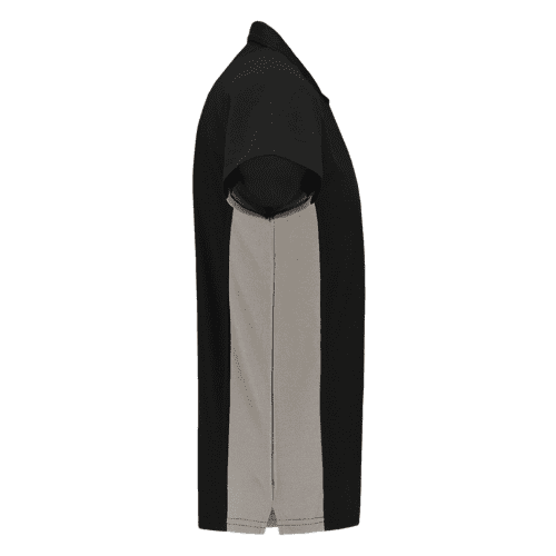 Tricorp poloshirt Bicolor dames - black/grey detail 4