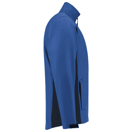Tricorp soft Shell jacket bi-color - roya lblue/navy detail 4