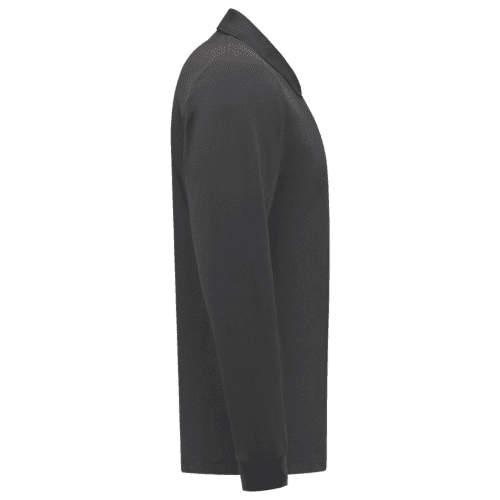 Tricorp polo shirt long sleeves - dark grey detail 4