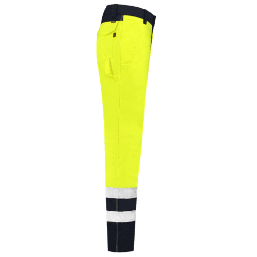 Tricorp work trousers Multinorm bi-colour yellow-ink detail 4