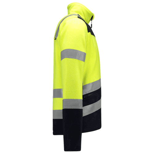 Tricorp multi-standard fleece jacket, bi-colour yellow-ink detail 4