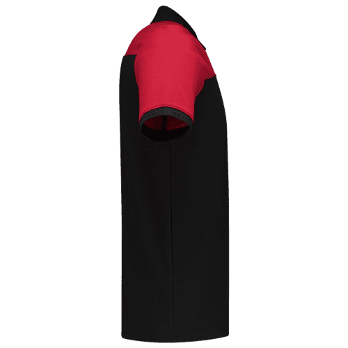 Tricorp polo shirt Bicolor seams - black/red detail 4