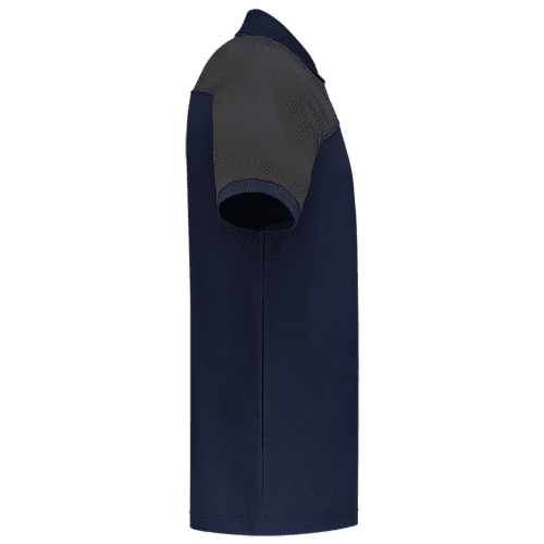 Tricorp poloshirt Bicolor naden - ink/dark grey detail 4