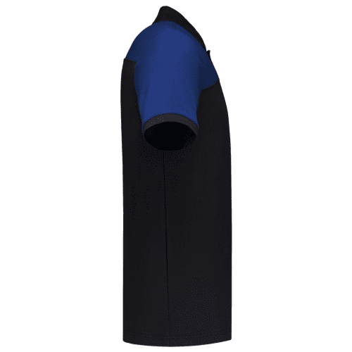 Tricorp poloshirt Bicolor naden - navy/royal blue detail 4