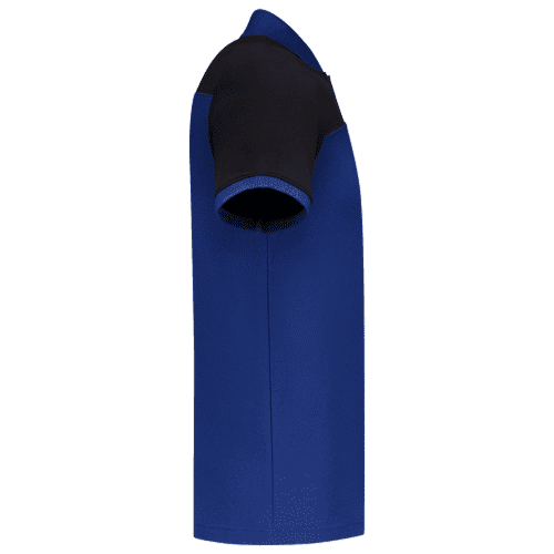 Tricorp poloshirt Bicolor naden - royal blue/navy detail 4