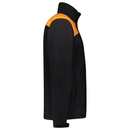 Tricorp softshell jacket Bicolor seams - black/orange detail 4