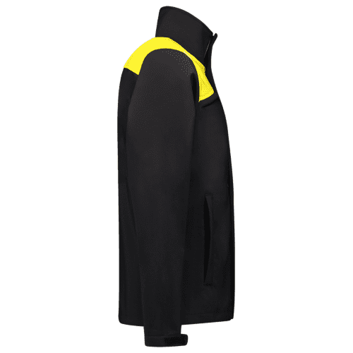 Tricorp softshell jacket Bicolor seams - black/yellow detail 4