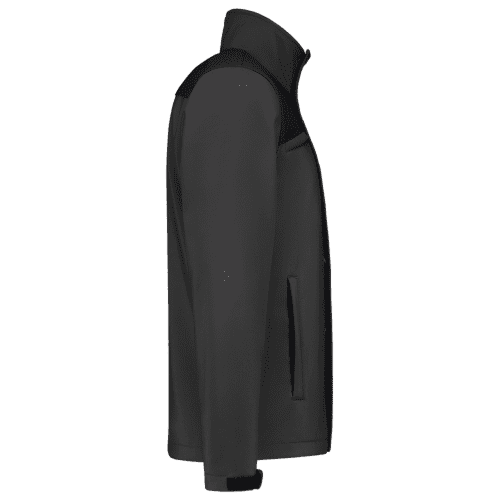 Tricorp softshell jacket Bicolor seams - dark grey/black detail 4
