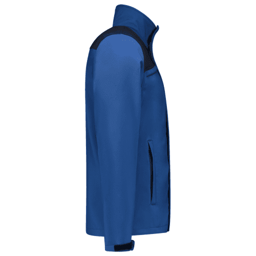 Tricorp softshell jacket Bicolor seams - royal blue/navy detail 4