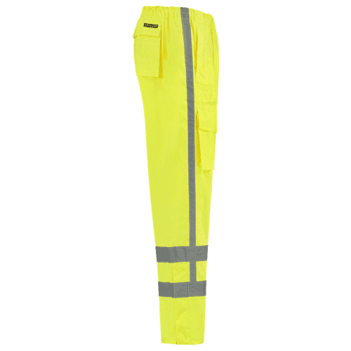 Tricorp regenbroek RWS - fluor yellow detail 4