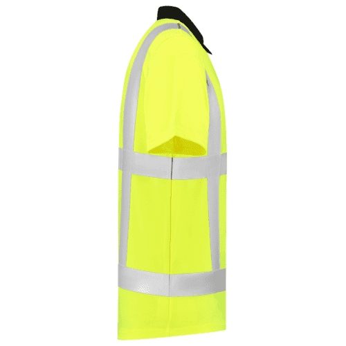 Tricorp poloshirt RWS Birdseye - fluor yellow detail 4