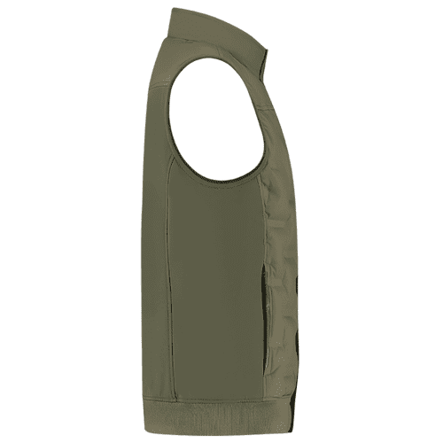 Tricorp Puffer body warmer Rewear - army detail 4