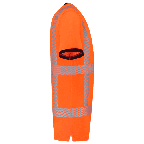 Tricorp T-shirt RWS Revisible - fluor orange detail 4