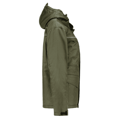 Tricorp midi parka canvas army, maat M detail 5