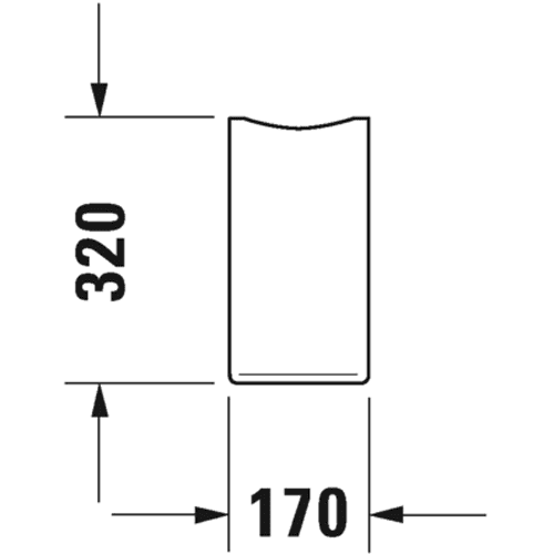 Duravit Starck 3 siphon cap 086515 detail 5