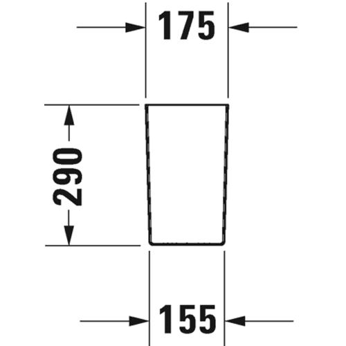 Duravit No.1 siphon cap 085845 detail 5